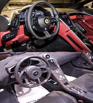 Ferrari Interni, McLaren 620s interni